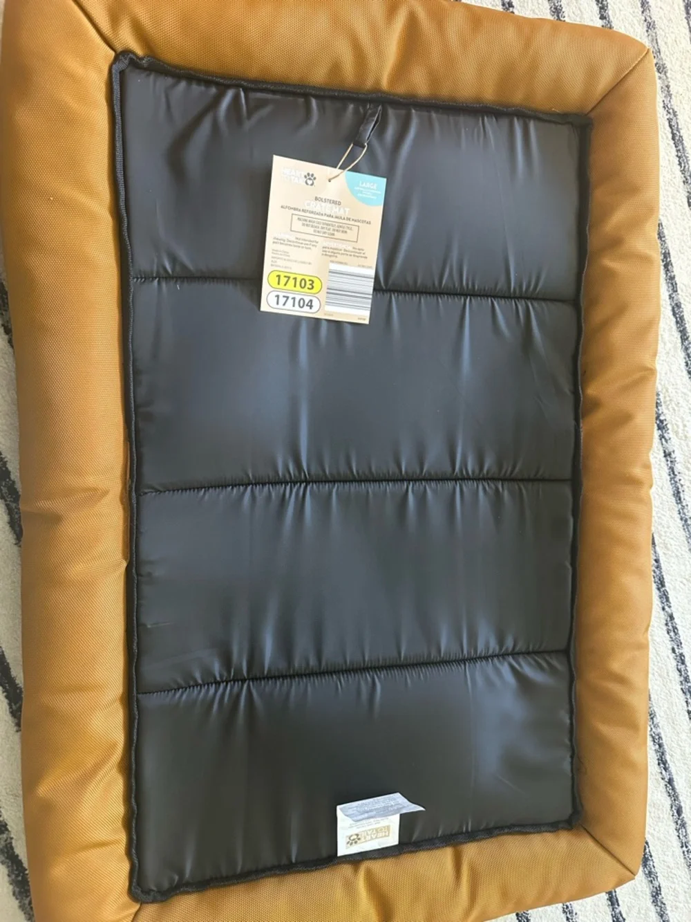 23x35 Camel color pet bed/crate mat